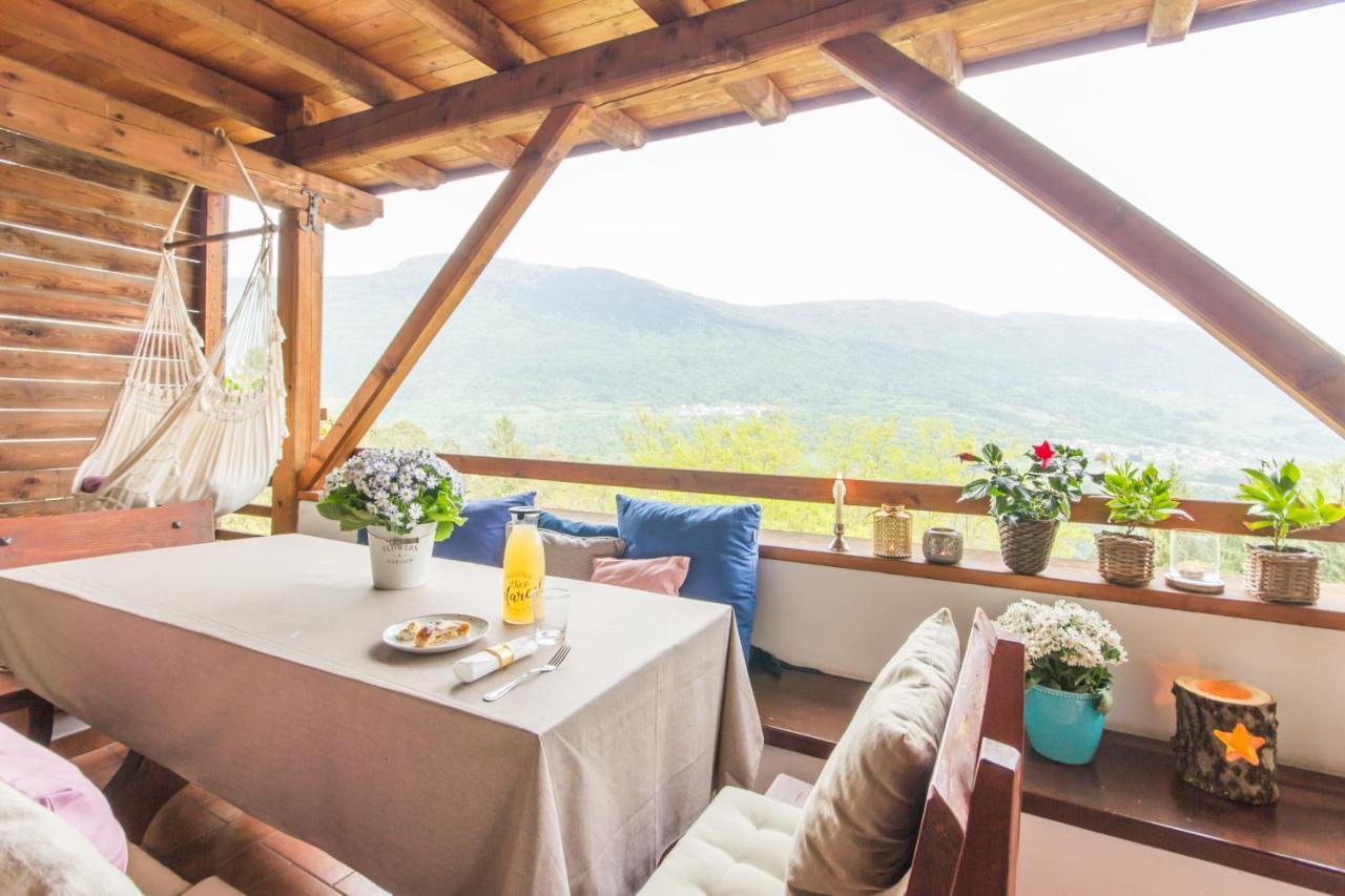 Maso Azzurro Chalet Steinig Exterior foto